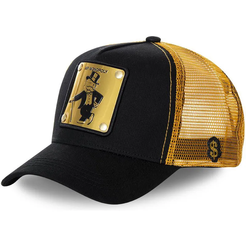 lippikset-kaareva-rekka-musta-snapback-uncle-money-rikas-seta-pennybags-monopoly-capslab