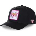 lippikset-kaareva-musta-snapback-pant3-vaaleanpunainen-pantteri-capslab