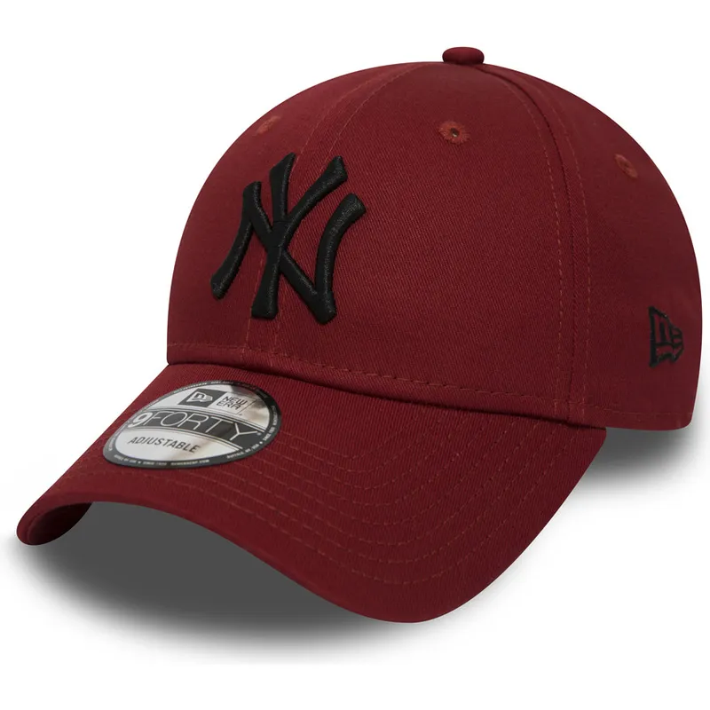 lippikset-kaareva-punainen-saadettava-nauha-9forty-essential-new-york-yankees-mlb-new-era