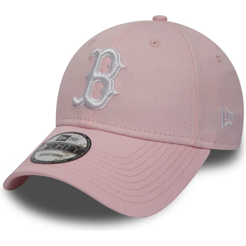 lippikset-kaareva-vaaleanpunainen-saadettava-nauha-9forty-essential-boston-red-sox-mlb-new-era