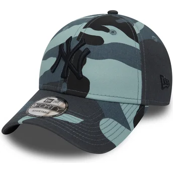 lippikset-kaareva-maastokuvio-saadettava-nauha-9forty-essential-new-york-yankees-mlb-new-era