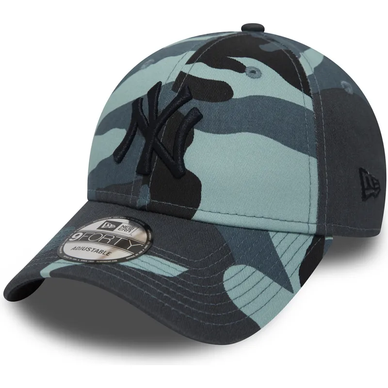 lippikset-kaareva-maastokuvio-saadettava-nauha-9forty-essential-new-york-yankees-mlb-new-era