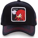 lippikset-kaareva-musta-snapback-knub-knuckles-sonic-the-hedgehog-capslab