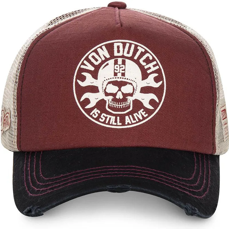 lippikset-kaareva-rekka-punainen-snapback-bor-von-dutch