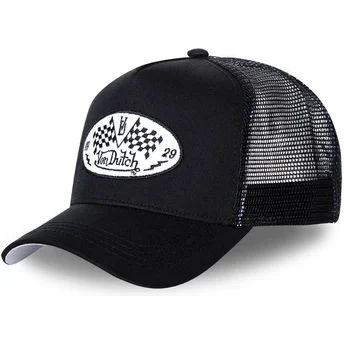 Lippikset kaareva rekka musta snapback DAM BLA Von Dutch