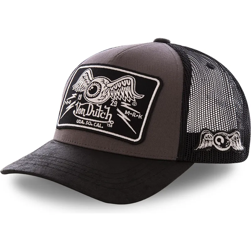 lippikset-kaareva-rekka-harmaa-snapback-damaged-von-dutch lippikset-kaareva-rekka-harmaa-snapback-damaged-von-dutch