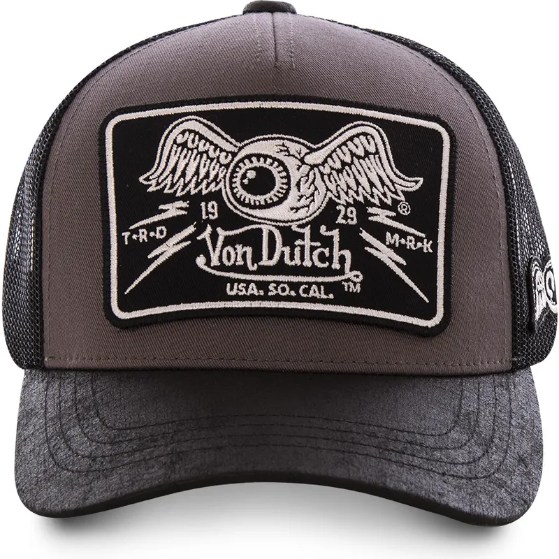 lippikset-kaareva-rekka-harmaa-snapback-damaged-von-dutch lippikset-kaareva-rekka-harmaa-snapback-damaged-von-dutch