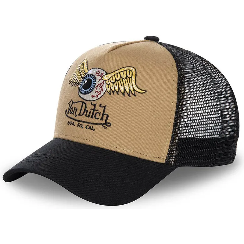 lippikset-kaareva-rekka-ruskea-snapback-mou-von-dutch
