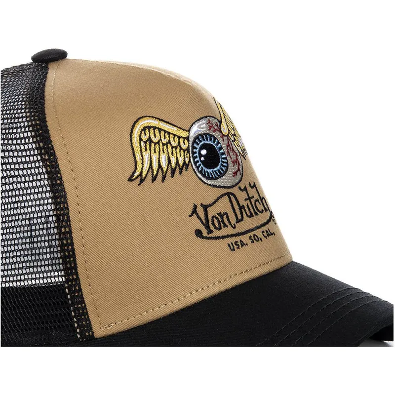 lippikset-kaareva-rekka-ruskea-snapback-mou-von-dutch