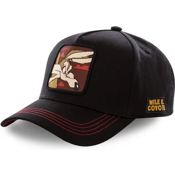 lippikset-kaareva-musta-snapback-coy3-kojootti-looney-tunes-capslab