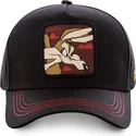 lippikset-kaareva-musta-snapback-coy3-kojootti-looney-tunes-capslab