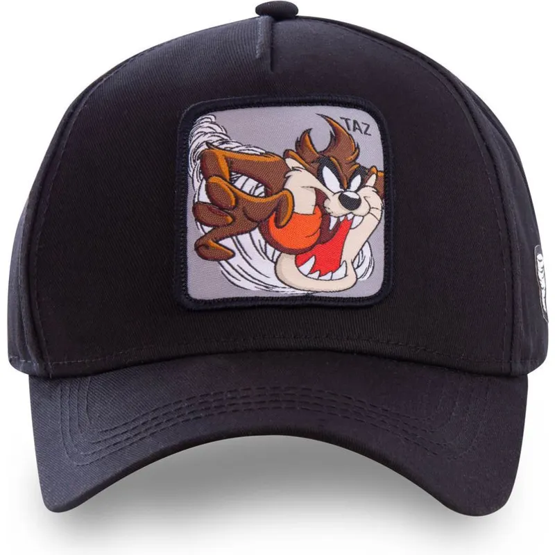 lippikset-kaareva-musta-snapback-tasmanian-piru-looney-tunes-capslab lippikset-kaareva-musta-snapback-tasmanian-piru-looney-tunes-capslab