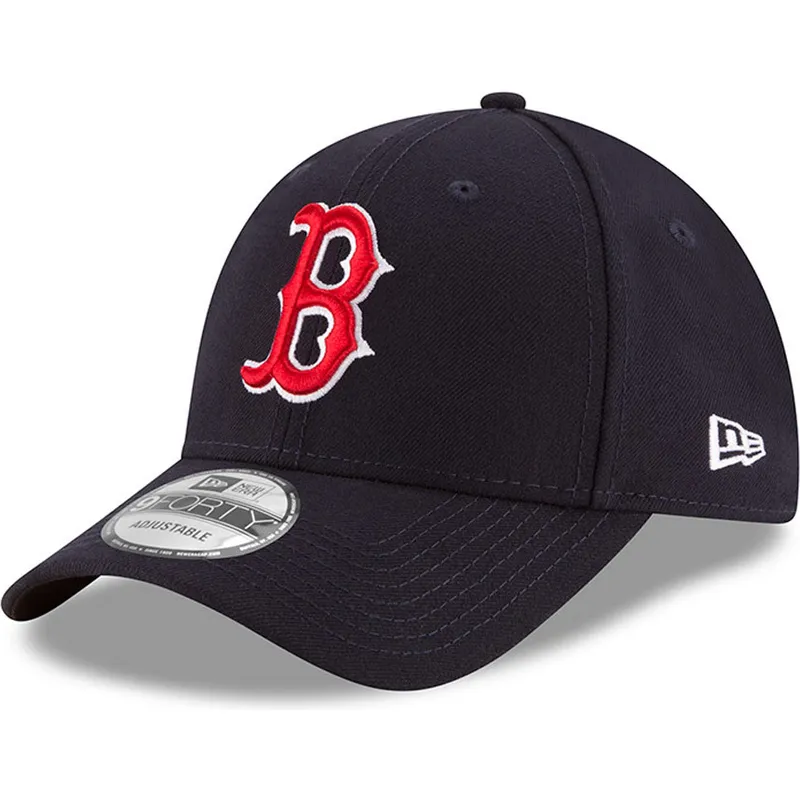 lippikset-kaareva-laivastonsininen-saadettava-nauha-9forty-the-league-boston-red-sox-mlb-new-era