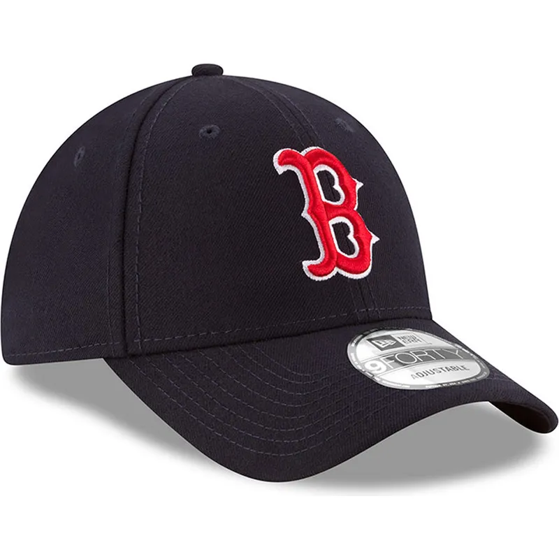 lippikset-kaareva-laivastonsininen-saadettava-nauha-9forty-the-league-boston-red-sox-mlb-new-era