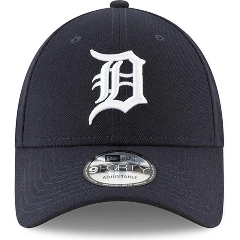 lippikset-kaareva-laivastonsininen-saadettava-nauha-9forty-the-league-detroit-tigers-mlb-new-era