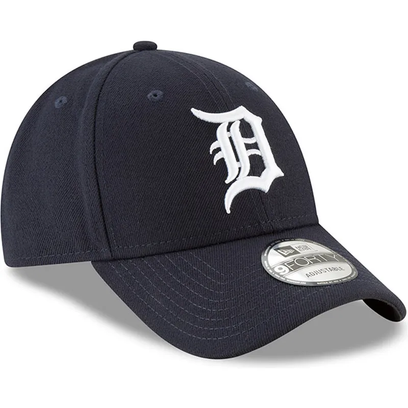 lippikset-kaareva-laivastonsininen-saadettava-nauha-9forty-the-league-detroit-tigers-mlb-new-era