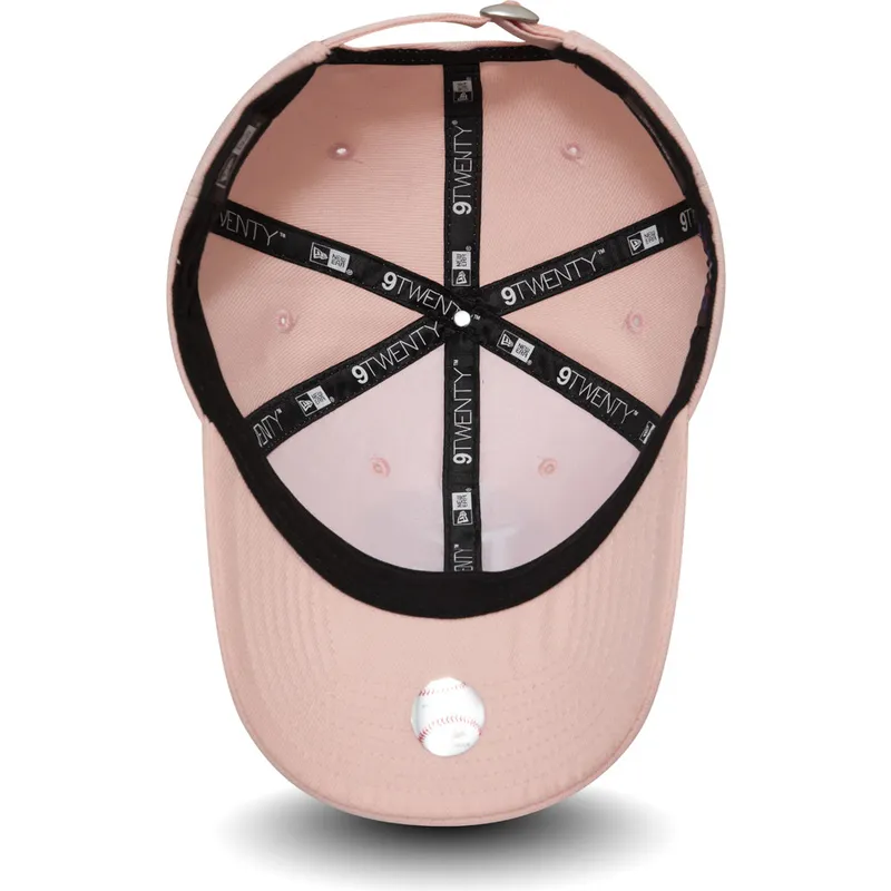 lippikset-kaareva-vaaleanpunainen-saadettava-nauha-9twenty-dryera-packable-los-angeles-dodgers-mlb-new-era