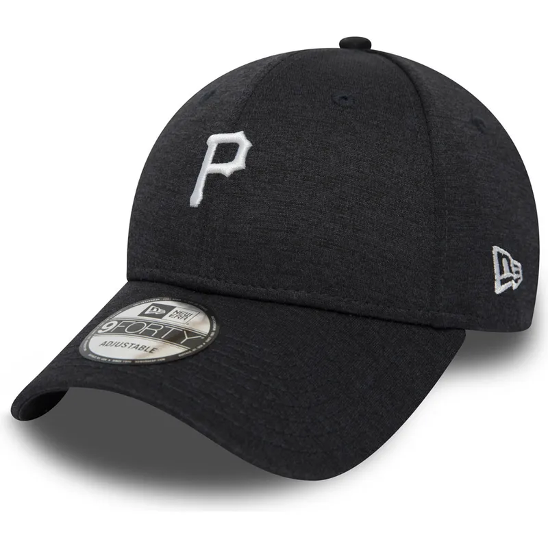 lippikset-kaareva-musta-saadettava-nauha-9forty-shadow-tech-pittsburgh-pirates-mlb-new-era