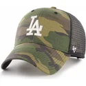 lippikset-kaareva-rekka-maastokuvio-snapback-mvp-branson-los-angeles-dodgers-mlb-47-brand