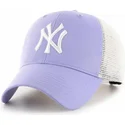 lippikset-kaareva-rekka-violetti-snapback-lavanda-mvp-flagship-new-york-yankees-mlb-47-brand