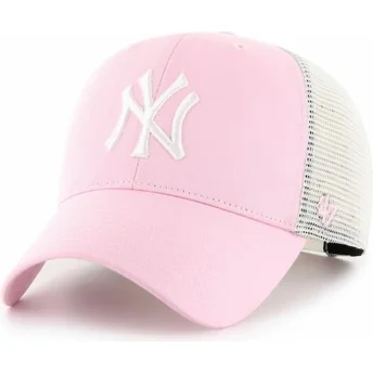lippikset-kaareva-rekka-vaaleanpunainen-snapback-mvp-flagship-new-york-yankees-mlb-47-brand