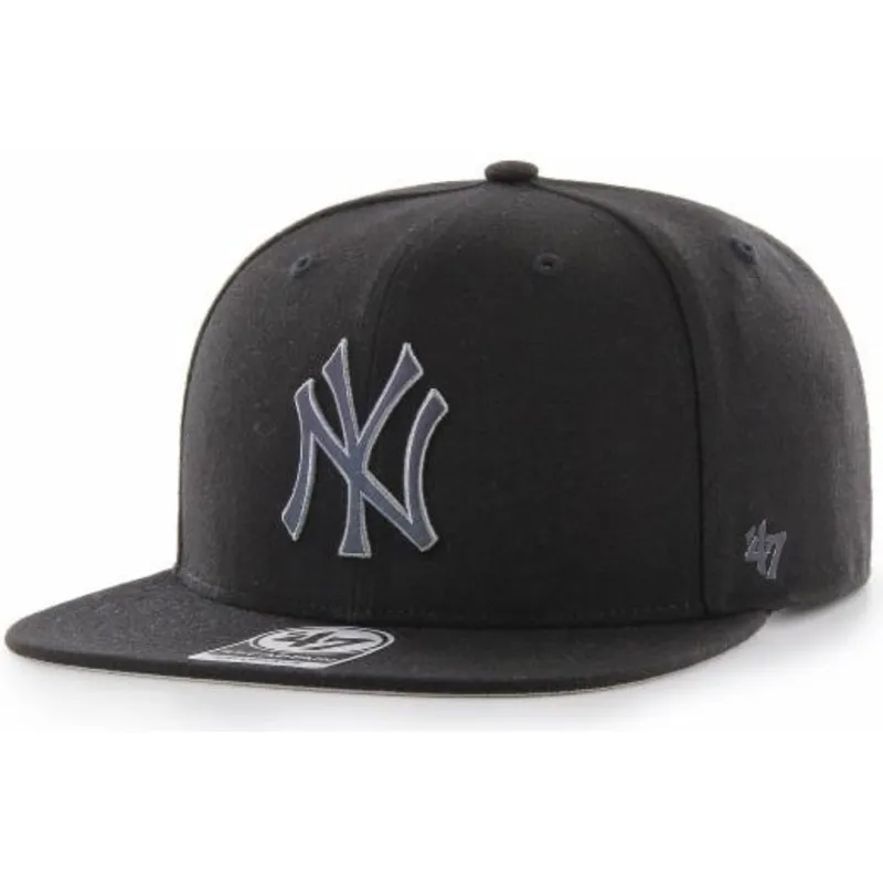 lippikset-littea-musta-snapback-captain-iridescent-new-york-yankees-mlb-47-brand lippikset-littea-musta-snapback-captain-iridescent-new-york-yankees-mlb-47-brand
