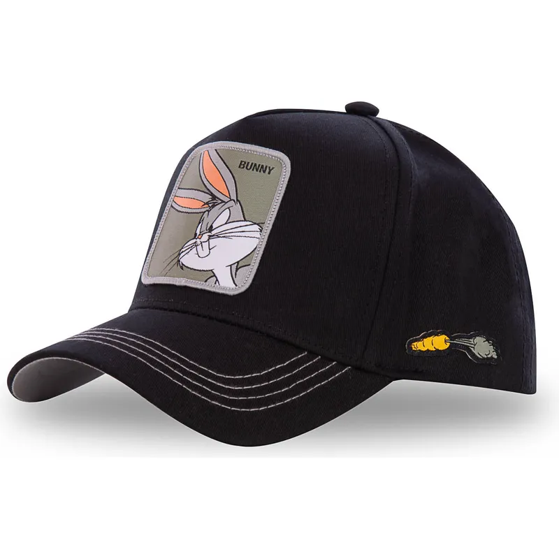 lippikset-kaareva-musta-snapback-bun3-vaiski-vull-looney-tunes-capslab