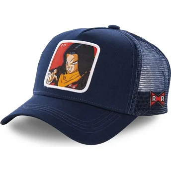 lippikset-kaareva-rekka-laivastonsininen-snapback-androide-c17a-c-17-dragon-ball-capslab