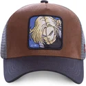 lippikset-kaareva-rekka-ruskea-snapback-androide-c18a-c-18-dragon-ball-capslab