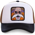 lippikset-kaareva-rekka-valkoinen-snapback-kam3m-muten-roshi-dragon-ball-capslab