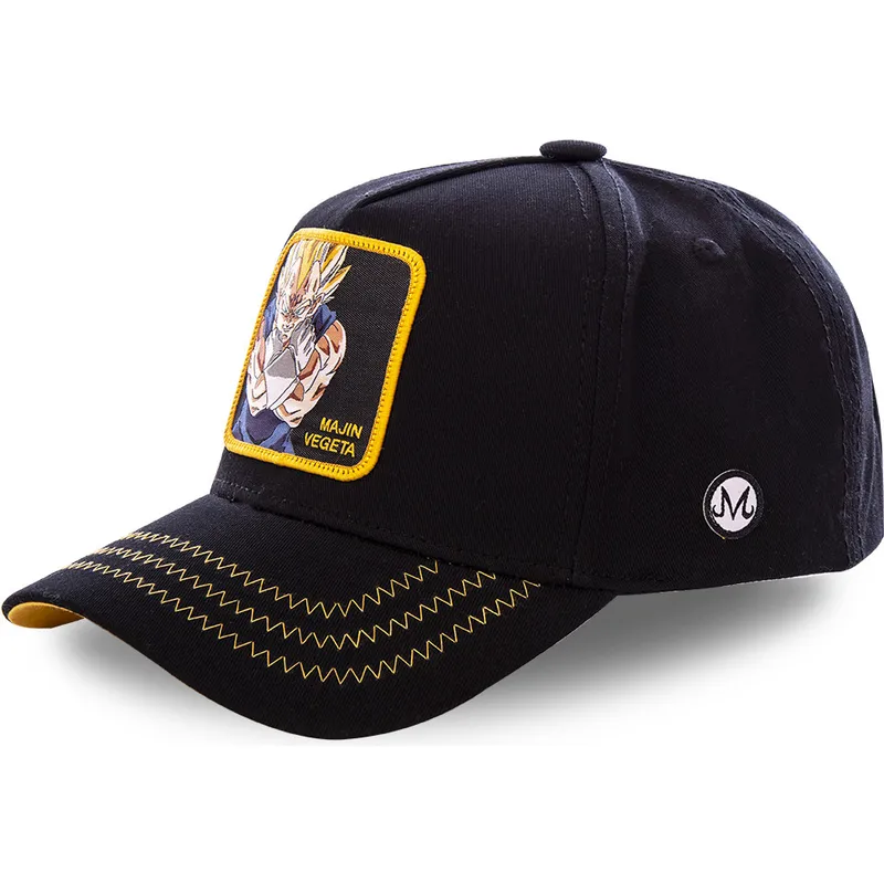 lippikset-kaareva-musta-snapback-majin-mv3-vegeta-dragon-ball-capslab