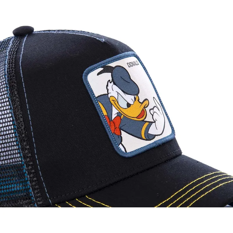 lippikset-kaareva-rekka-musta-snapback-don2-donald-duck-disney-capslab