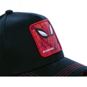 lippikset-kaareva-musta-snapback-spi3-spider-man-marvel-comics-capslab