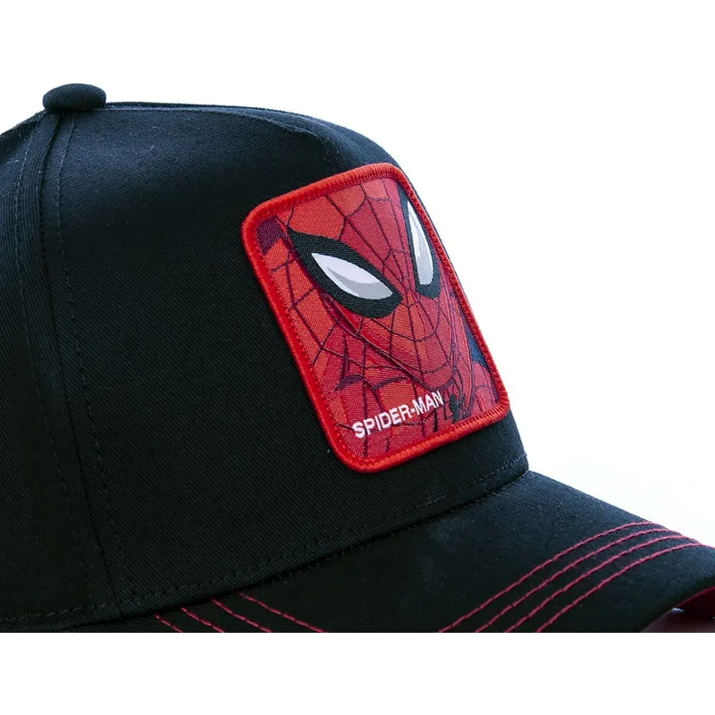 lippikset-kaareva-musta-snapback-spi3-spider-man-marvel-comics-capslab