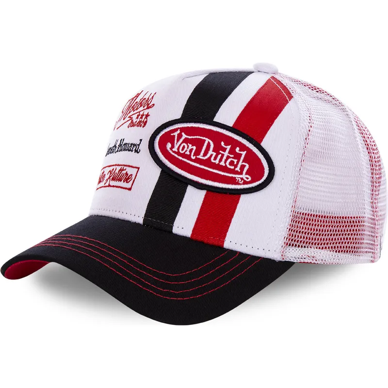 lippikset-kaareva-rekka-valkoinen-snapback-mcqred-von-dutch