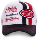 lippikset-kaareva-rekka-valkoinen-snapback-mcqred-von-dutch