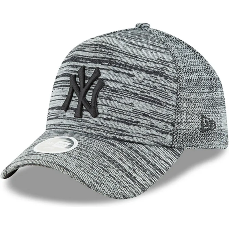 lippikset-kaareva-harmaa-snapback-ajustable-9forty-engineered-fit-new-york-yankees-mlb-new-era
