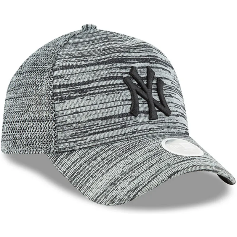 lippikset-kaareva-harmaa-snapback-ajustable-9forty-engineered-fit-new-york-yankees-mlb-new-era