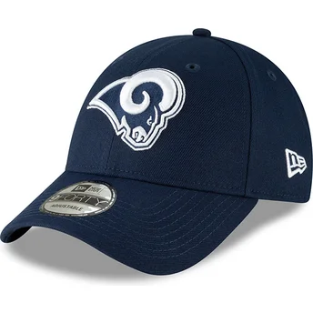 lippikset-kaareva-sininen-saadettava-nauha-9forty-the-league-los-angeles-rams-nfl-new-era