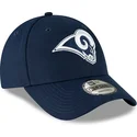 lippikset-kaareva-sininen-saadettava-nauha-9forty-the-league-los-angeles-rams-nfl-new-era