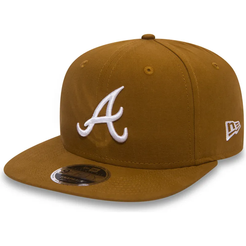 lippikset-littea-ruskea-snapback-9fifty-essential-lightweight-atlanta-braves-mlb-new-era