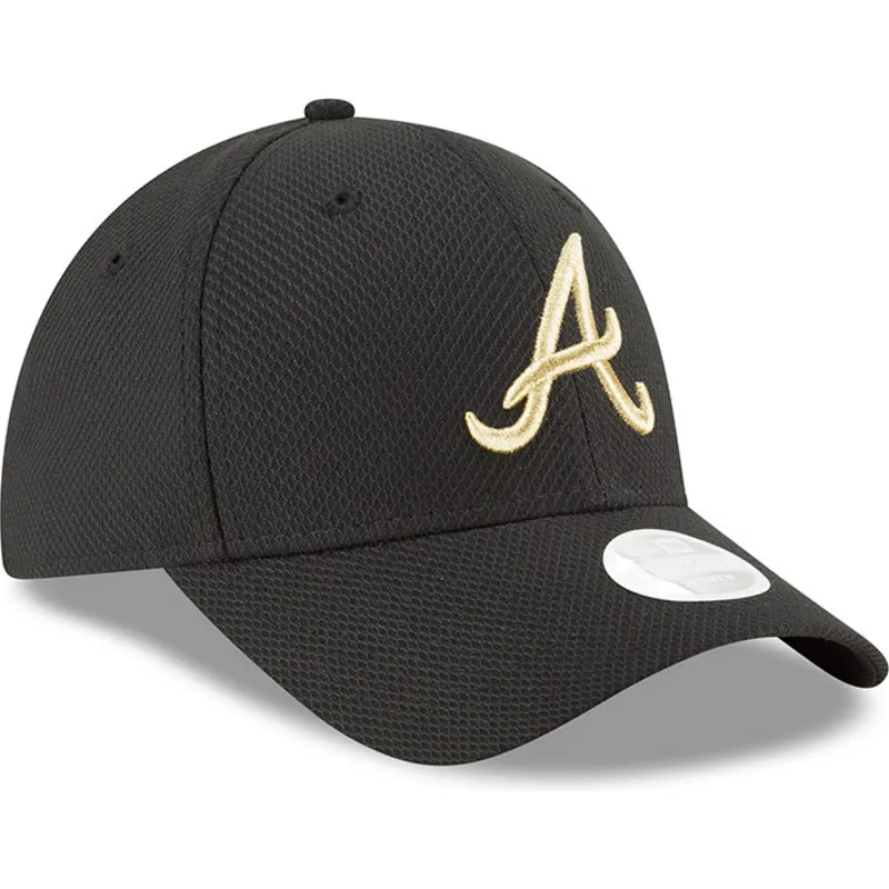 lippikset-kaareva-musta-saadettava-nauha-9forty-sport-atlanta-braves-mlb-new-era