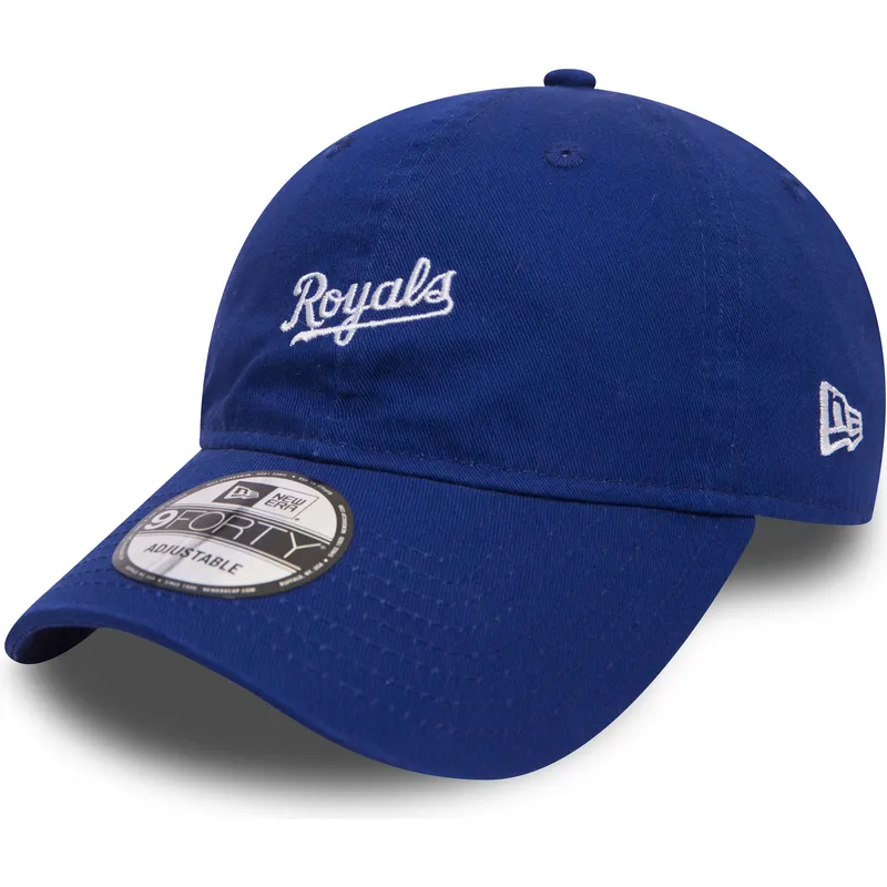 lippikset-kaareva-sininen-saadettava-nauha-9forty-mini-wordmark-kansas-city-royals-mlb-new-era