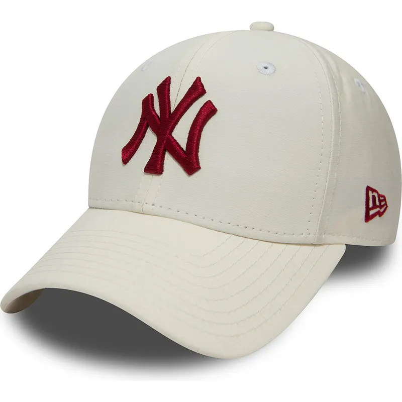 lippikset-kaareva-valkoinen-snapback-9fifty-nylon-pre-curved-fit-new-york-yankees-mlb-new-era