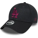 lippikset-kaareva-harmaa-saadettava-nauha-rosa-9forty-essential-jersey-los-angeles-dodgers-mlb-new-era