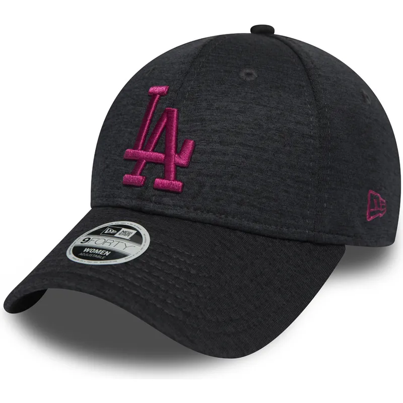 lippikset-kaareva-harmaa-saadettava-nauha-rosa-9forty-essential-jersey-los-angeles-dodgers-mlb-new-era