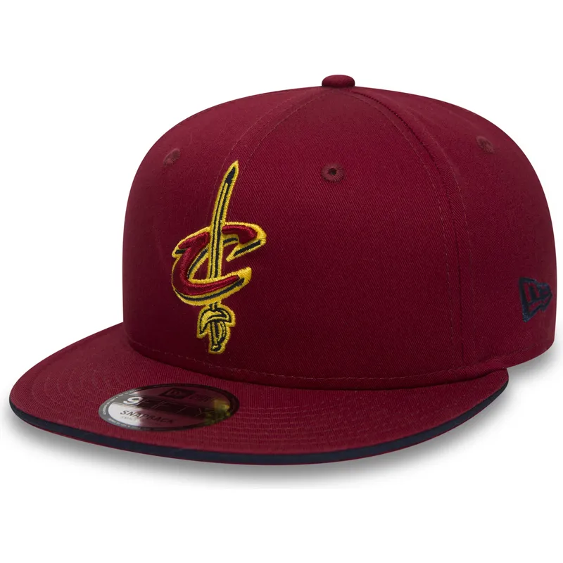 lippikset-littea-punainen-snapback-9fifty-team-cleveland-cavaliers-nba-new-era