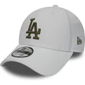 lippikset-kaareva-valkoinen-saadettava-nauha-9forty-diamond-era-los-angeles-dodgers-mlb-new-era