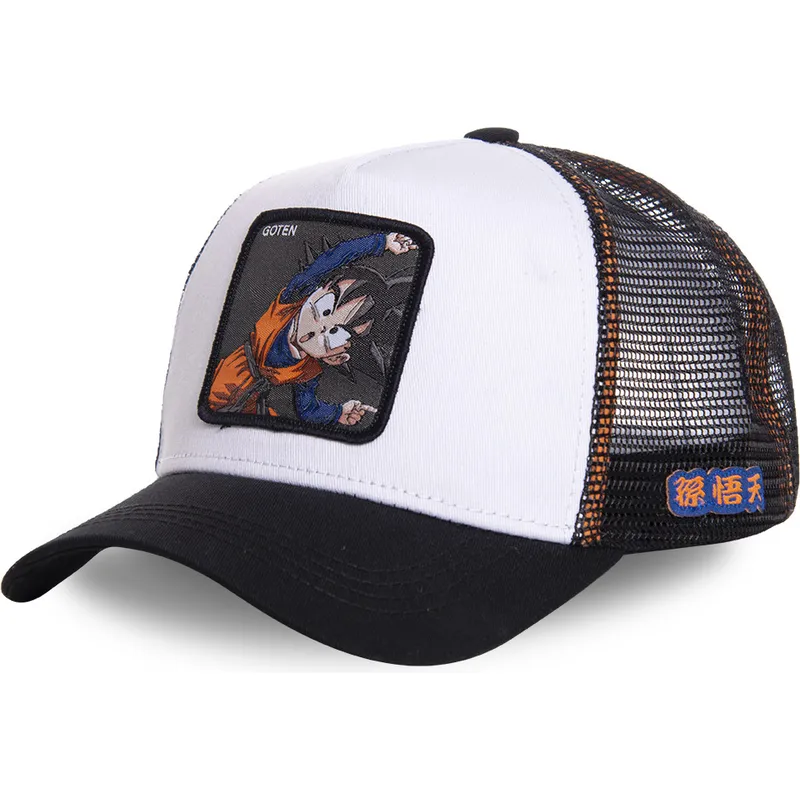 lippikset-kaareva-rekka-valkoinen-snapback-fusion-gtn3-goten-dragon-ball-capslab