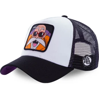 Cap kaareva white snapback Master Roshi Dragon Ball Capslab